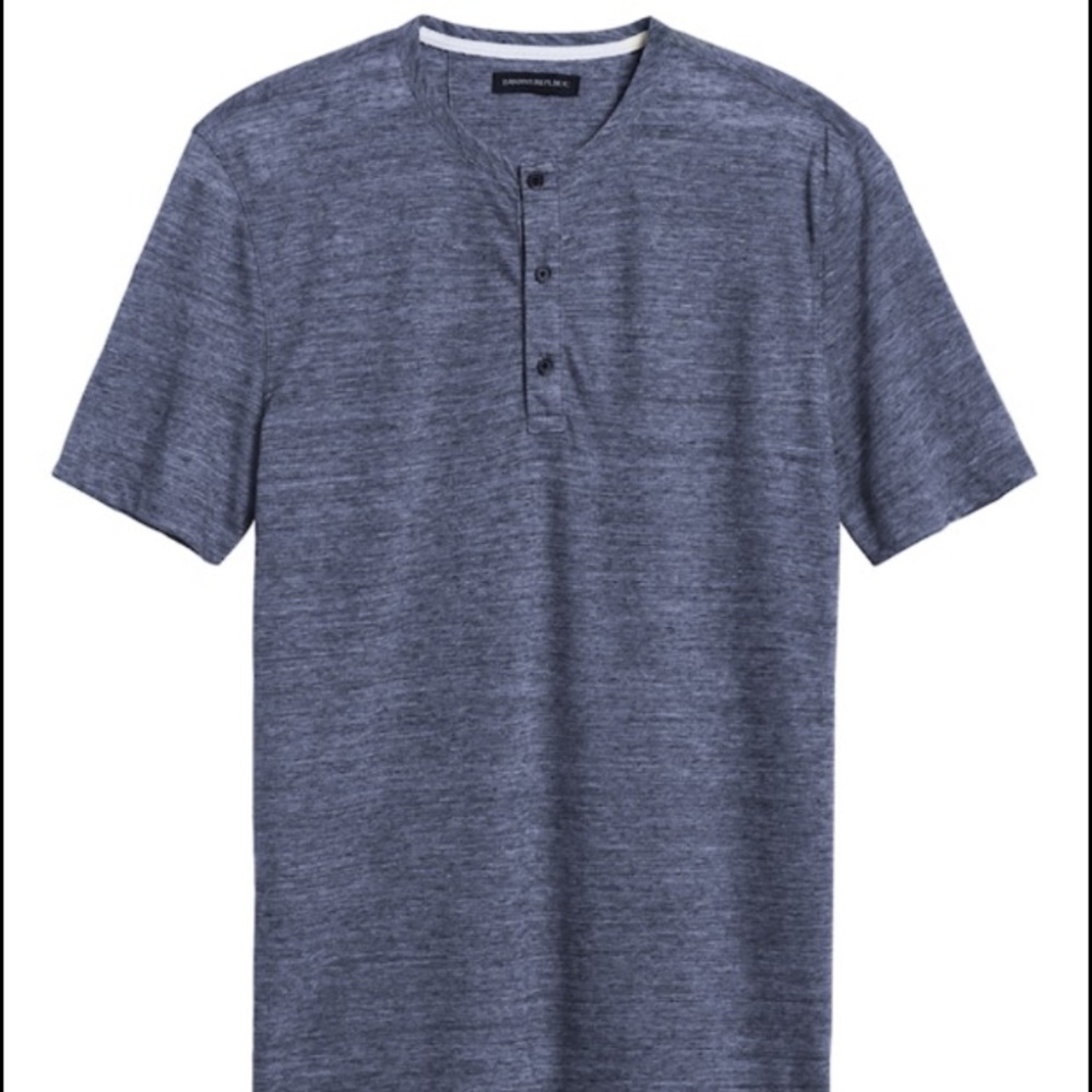 BANANA REPUBLIC Short-Sleeve Henley